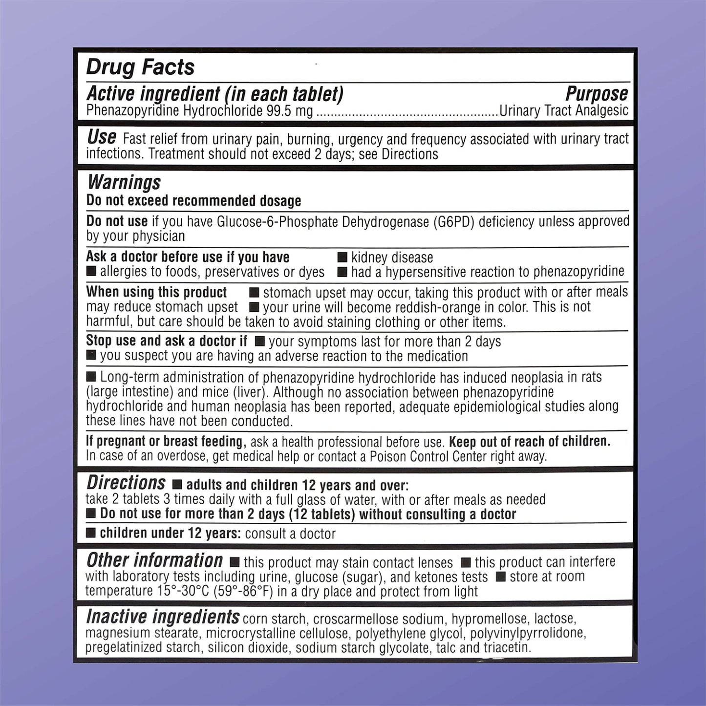 Quality Choice Max Strength Urinary Pain Relief, Maximum Strength Fast Relief of UTI Pain, Burning, and Feeling of Urgency to Pee, 24 Count Package of Tablets - dailyvitalstore