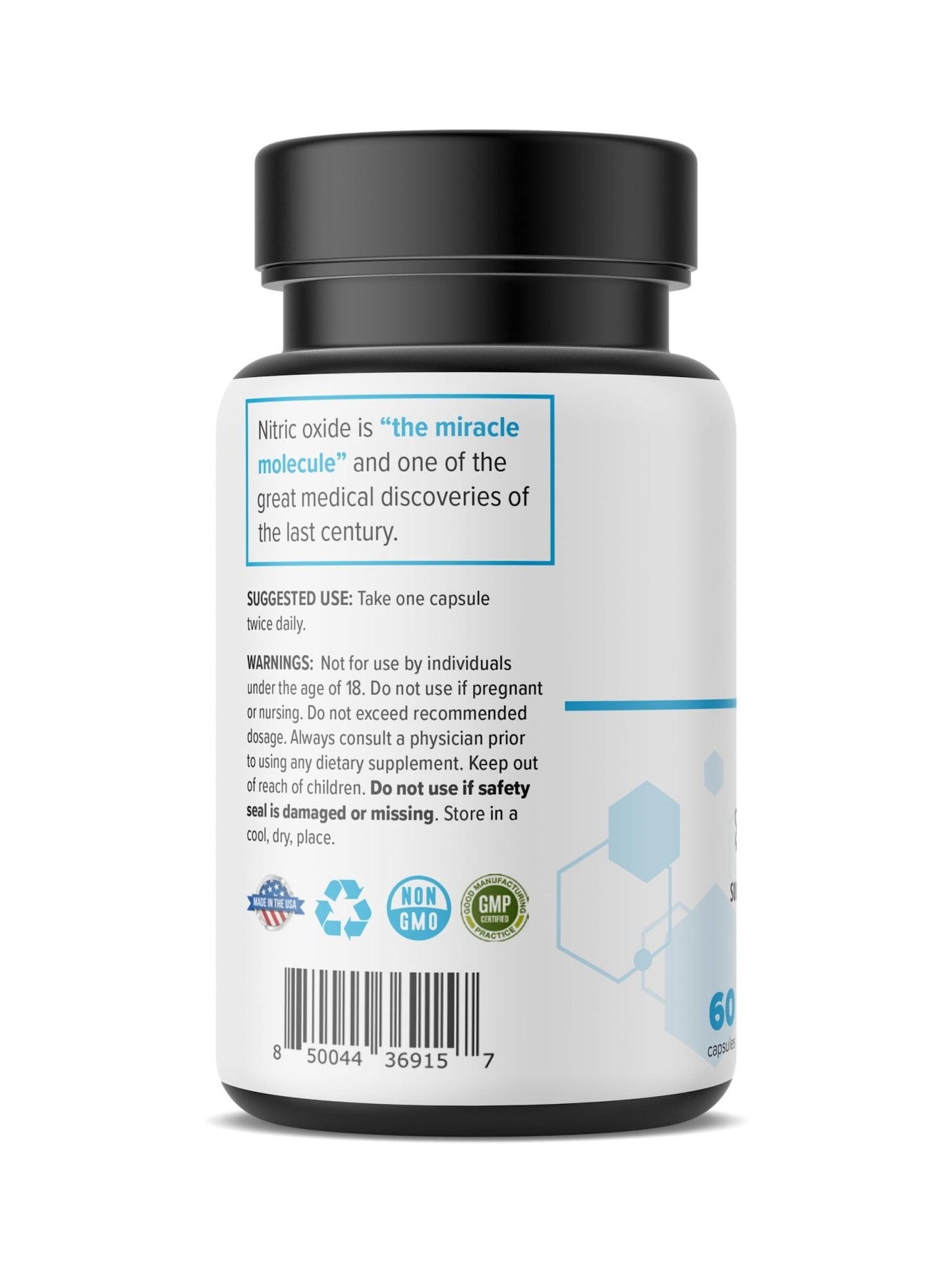 Real Science Cystic Miracle - Lung Support Supplement for Breathing Support and Mucus Clearance – with Vinitrox & GABA to Help Clear Lungs and Aid Respiratory Health, Made in USA, 60 Caps - dailyvitalstore
