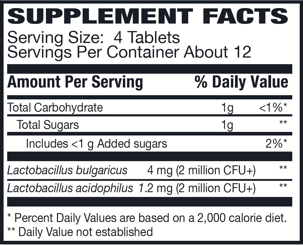 Rising Health - Floranex Tablets - Lactobacillus Probiotic Dietary Supplements - 50 Tablets - dailyvitalstore
