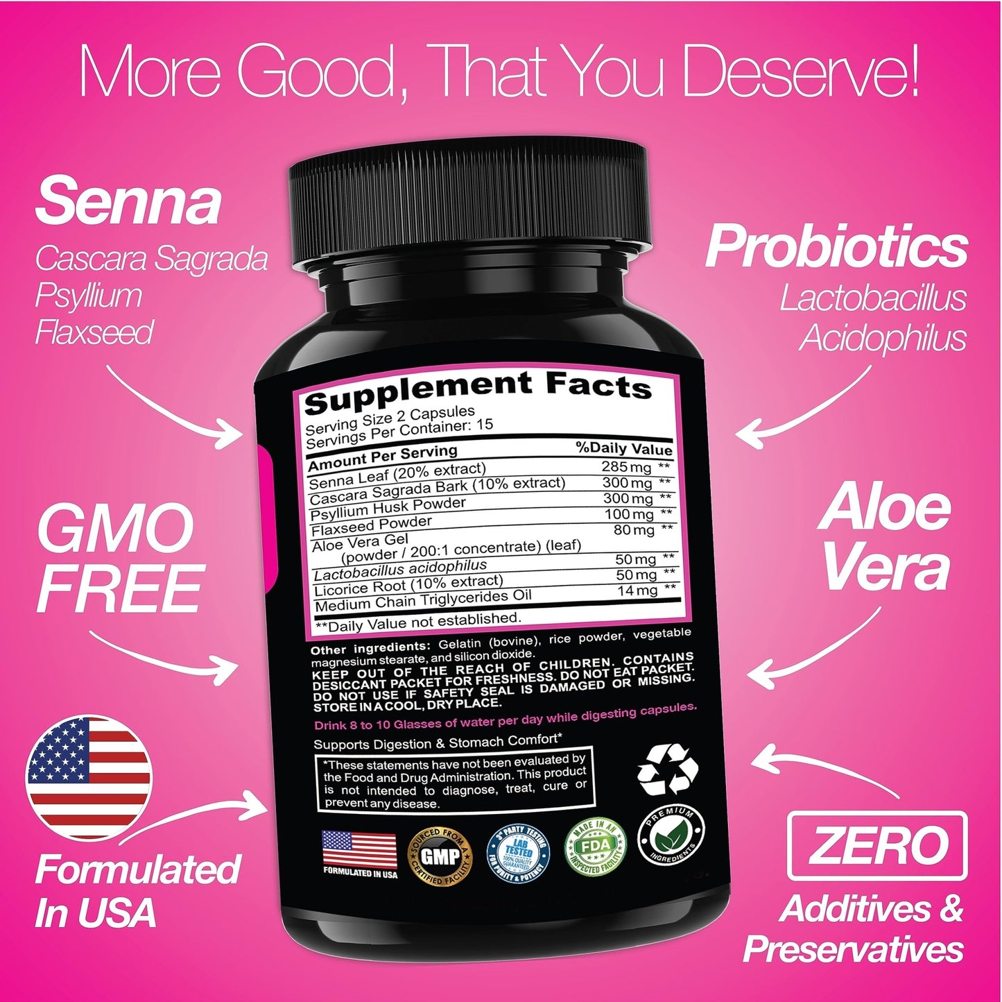 Saint Mingiano 7 Day Cleanse Program | Colon Detox with Natural Laxative for Constipation & Bloating | Extra-Strength Senna - dailyvitalstore