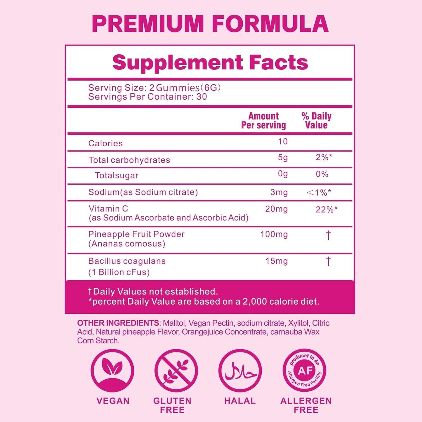 Shytrouy Premium Feminine Balance Gummies for Women, Vaginal Probiotics - pH Balance & Immune Defense Support for Feminine Health, Hawaiian Pineapple Flavor - 60 Count - dailyvitalstore