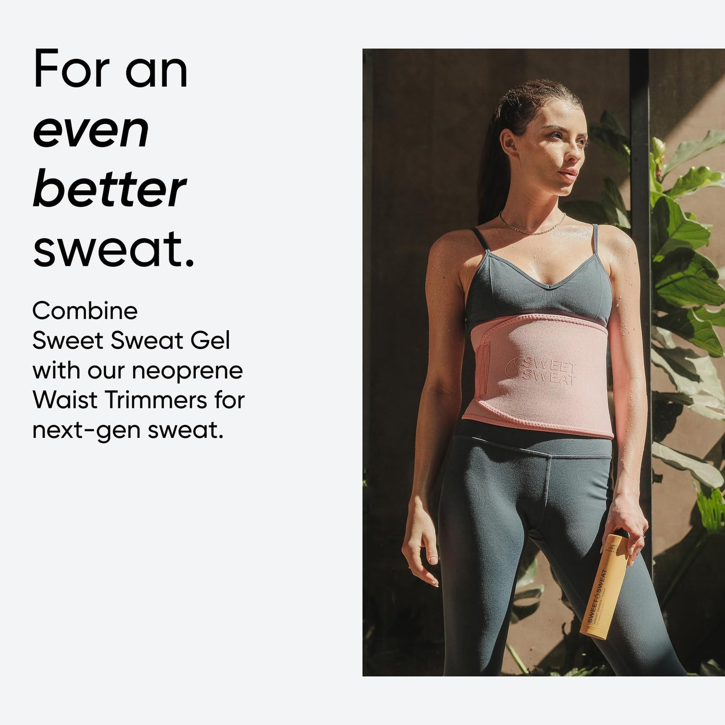 Sports Research Sweet Sweat Workout Enhancer Roll-On Gel Stick - Sweat Harder and Faster, Helps Promote Water Weight Loss, Use with Sweet Sweat Waist Trimmer - dailyvitalstore