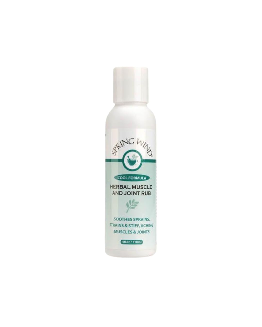 Spring Wind Muscle and Joint Rub (Cool Version) - Soothes Sprains, Stiff Aching Muscles and Joints (4 fl oz) - dailyvitalstore