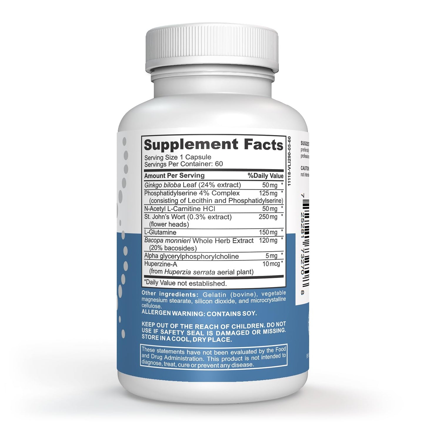 StarPass Labs Advanced Memory Formula Extreme Brain Booster, Brain Supplement for Memory, Focus and Mental Performance, Memory Vitamins for Better Brain Health 180 Capsules (3 Pack) - dailyvitalstore