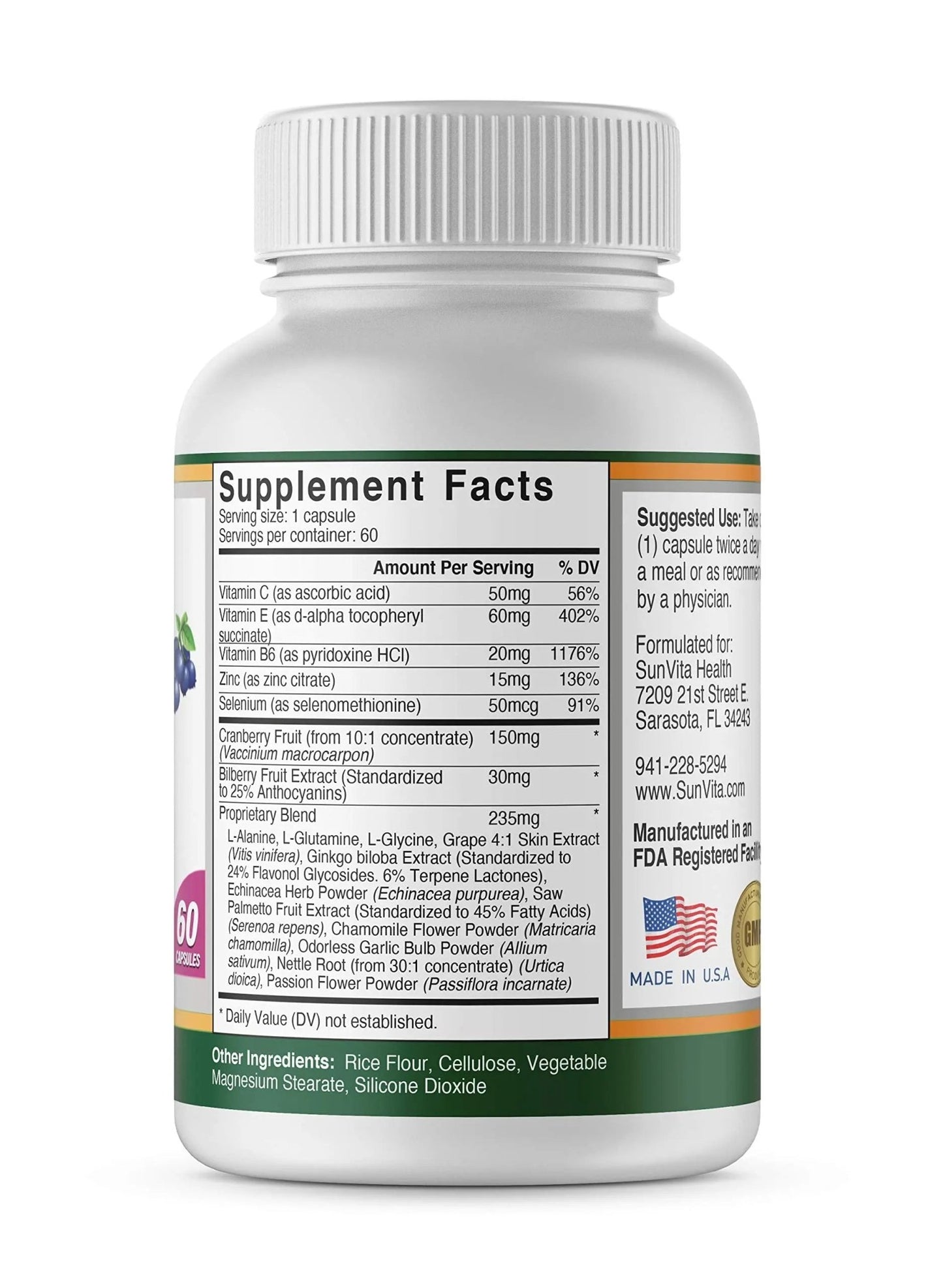 SunVita Health - Bladder Balance® - Bladder Control for Women • Bladder Issues Such as Urinary Frequency, Urgency and Urinary Tract Issues! - dailyvitalstore