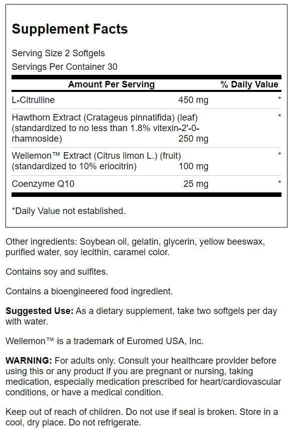 Swanson Healthy Blood Flow 60 SGELS - dailyvitalstore