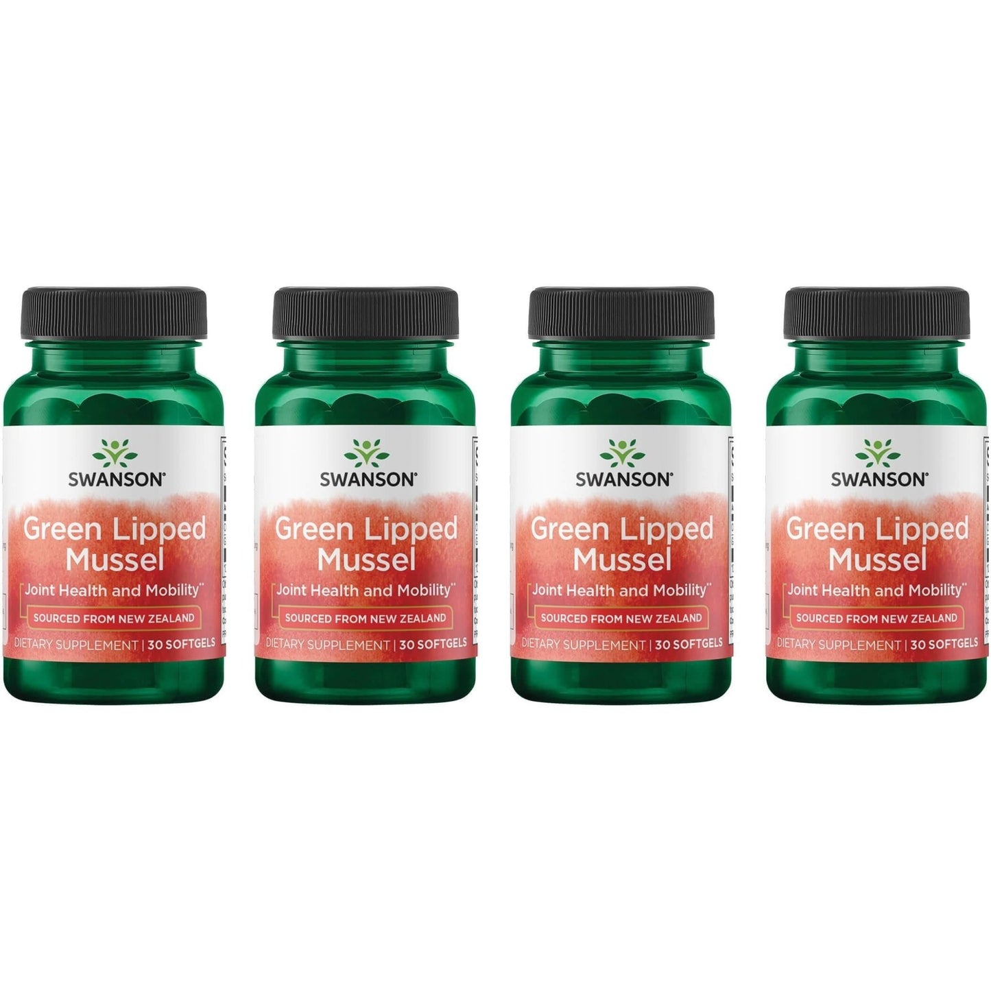 Swanson New Zealand Green Lipped Mussel Oil 30 Sgels (4 Pack) - dailyvitalstore
