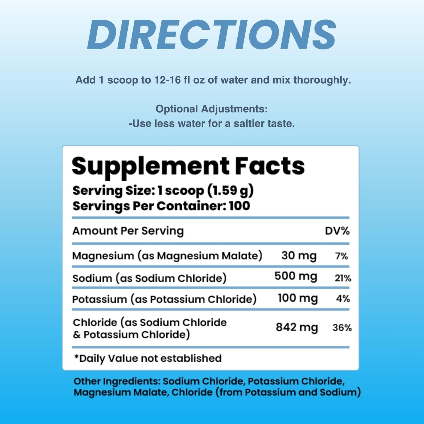 The Good Intentions Club Fasting Electrolytes - Unflavored Electrolyte Powder - 100 Servings - Fasting Salts - Fasting Supplement - Electrolytes for Fasting - dailyvitalstore