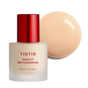 TIRTIR Mask Fit Red FoundationㅣLong Lasting Flawless Coverage, Energy Essence, Lightweight, Hydrating, Pore-Blurring, Breathable Satin Finish, Makeup, Radiant Skin, 21N Ivory, 1.01 Fl Oz - dailyvitalstore