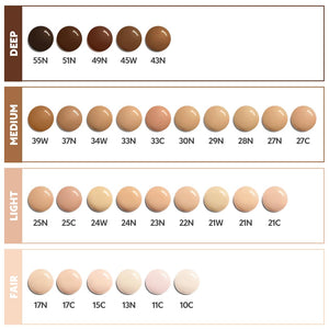 TIRTIR Mask Fit Red FoundationㅣLong Lasting Flawless Coverage, Energy Essence, Lightweight, Hydrating, Pore-Blurring, Breathable Satin Finish, Makeup, Radiant Skin, 21N Ivory, 1.01 Fl Oz - dailyvitalstore