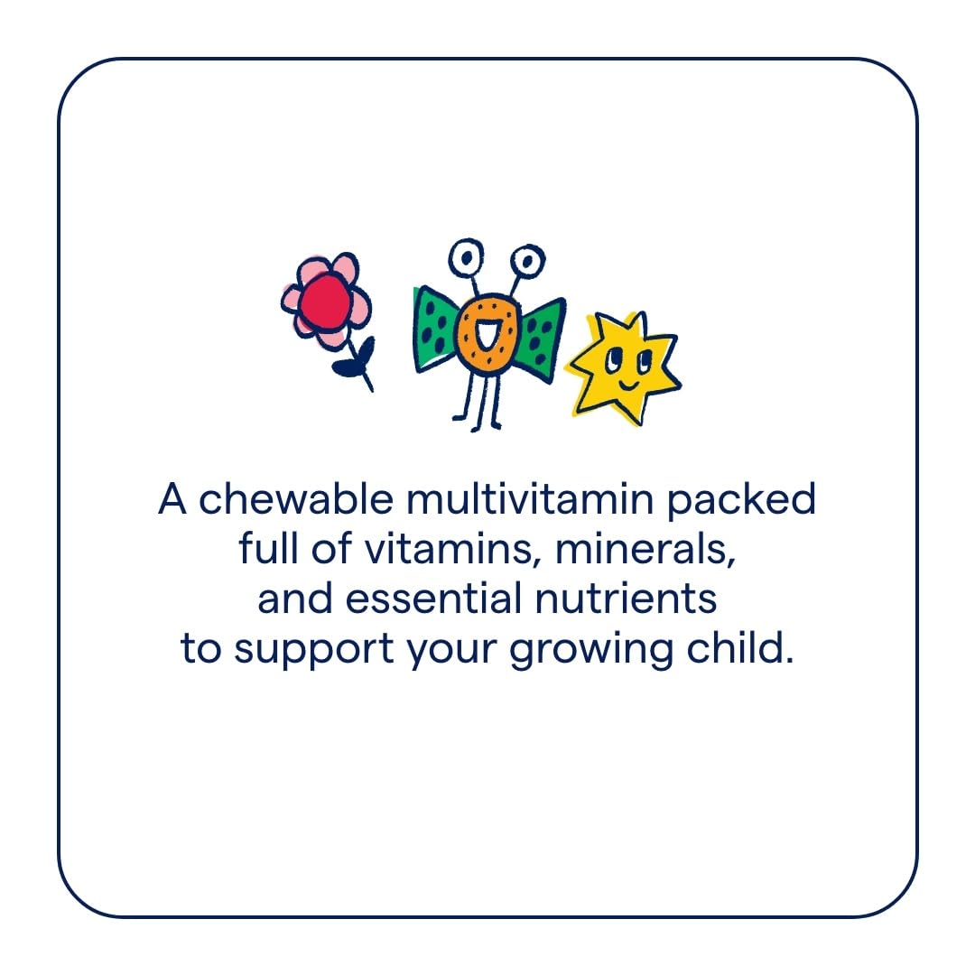 Trace Minerals Complete Children's Chewable - Gluten-Free Multivitamin for Kids - Chewable Multivitamin Supplement to Support Health & Development - 60 Chewable Wafers (30 Servings) - dailyvitalstore