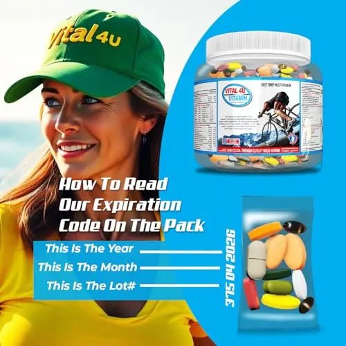 VITAL 4U® Vitamin - Premium Multivitamin for Men and Women | Supports Immune System, Energy, Heart Health - dailyvitalstore