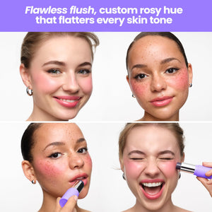 Wonderskin Cream Blush Stick pH-Activated - pHlush Stick Multi-Use, Blush for Cheeks and Lips, Cooling Nourishing Color-Adjusting Makeup - dailyvitalstore