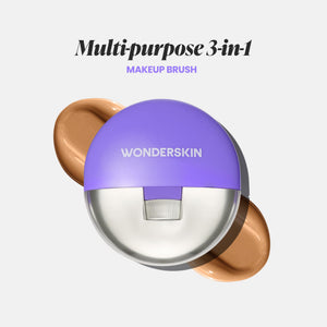 Wonderskin Dial-It-Up Brush – Adjustable 3-in-1 Makeup Brush for Foundation, Powder & Creams – Sheer to Full Coverage – Ergonomic Precision Design - dailyvitalstore