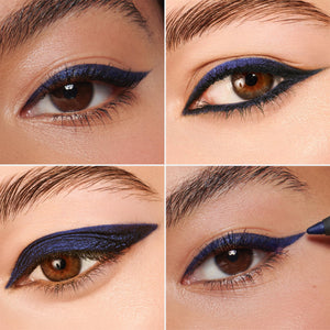 Wonderskin Eyeliner Pencil, 1440 Longwear Blue Purple Eyeliner Pencil - Waterproof, Sharpenable & Smudge Proof - dailyvitalstore
