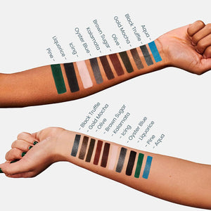 Wonderskin Eyeliner Pencil, 1440 Longwear Green Eyeliner Pencil - Waterproof, Sharpenable & Smudge Proof (Pine) - dailyvitalstore