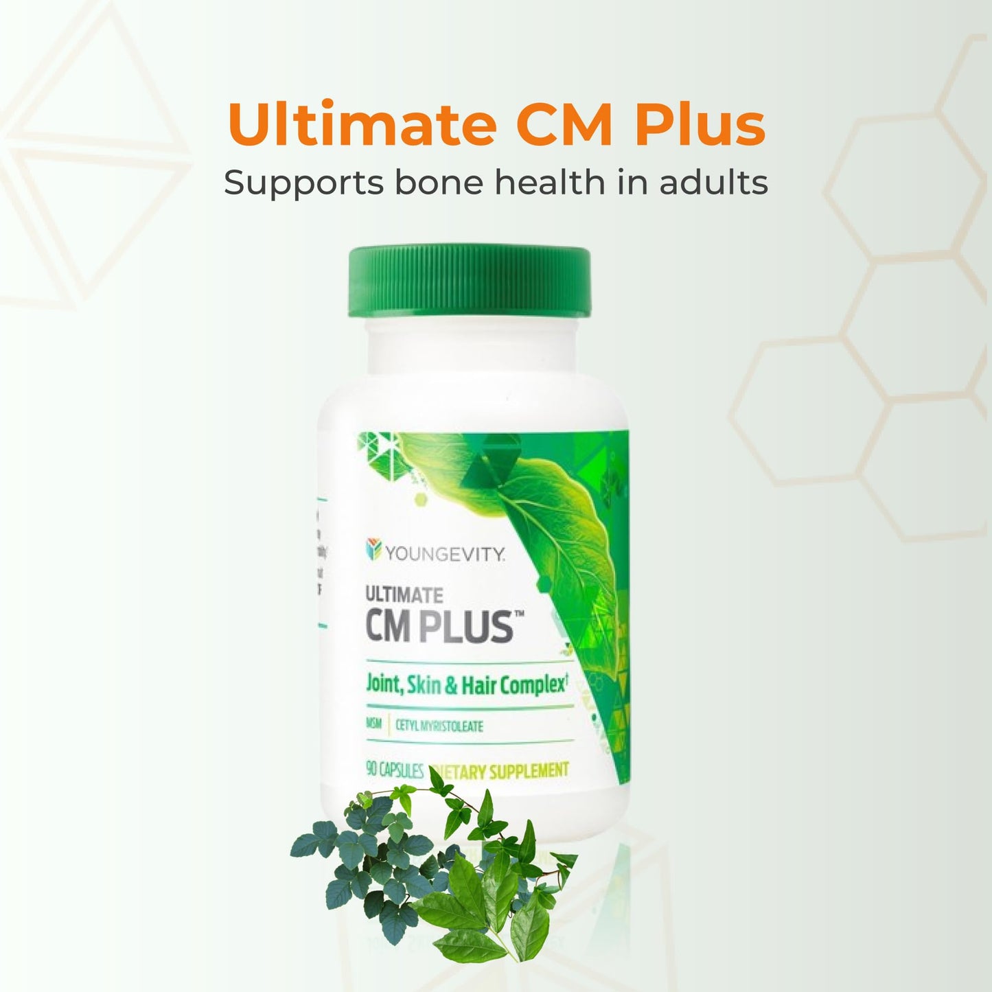 Youngevity Ultimate CM Plus™ - Patented Bone Health Supplement MSM & Cetyl Myristoleate - Muscle and Bone Health Complex - (90 Capsules) - dailyvitalstore