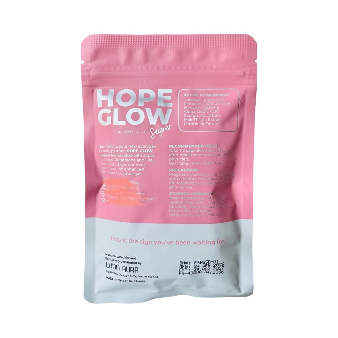 1 Sachet Luna Aura Hope Glow Super 700mg (60 Capsules) - dailyvitalstore