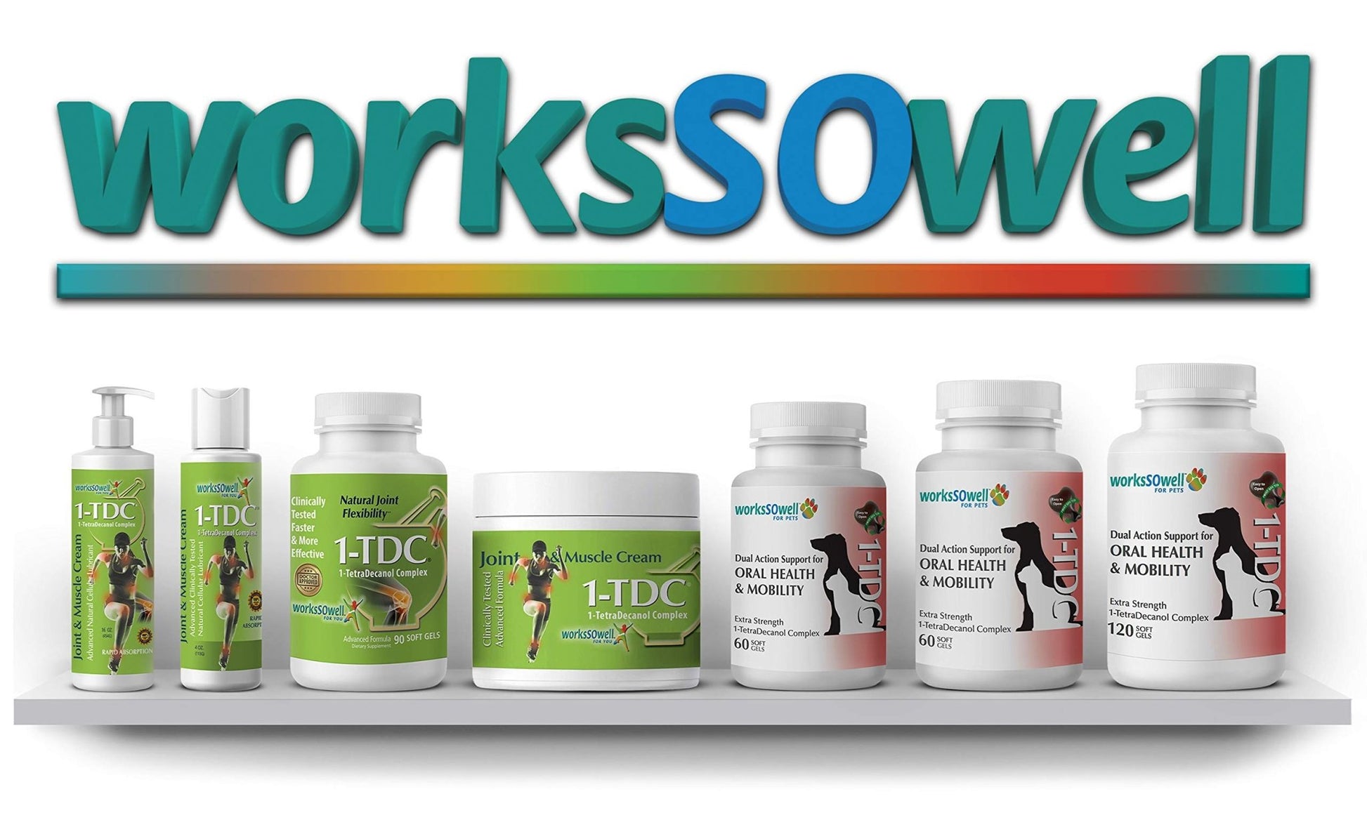 1-TDC Joint & Muscle Health 90 Gels and Joint & Muscle Relief Cream 4 oz Bundle - dailyvitalstore