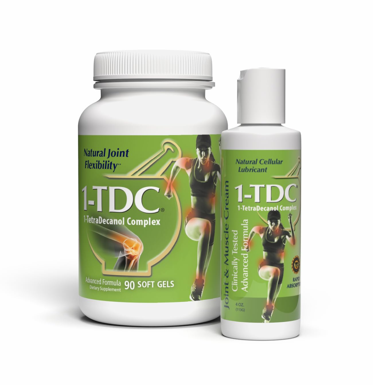 1-TDC Joint & Muscle Health 90 Gels and Joint & Muscle Relief Cream 4 oz Bundle - dailyvitalstore