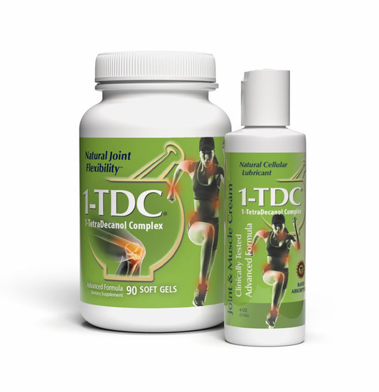 1-TDC Joint & Muscle Health 90 Gels and Joint & Muscle Relief Cream 4 oz Bundle - dailyvitalstore