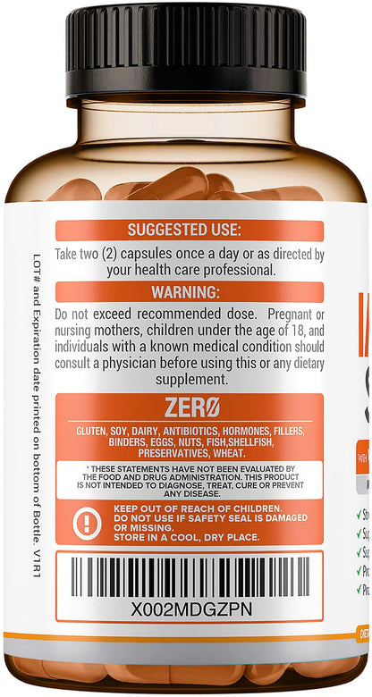 10 in 1 Immune Support Supplement (No Fillers) | Vitamin C, Zinc, Elderberry, Echinacea, Turmeric, Probiotics |Immunity Booster for Multi-System Immune Defense, - dailyvitalstore