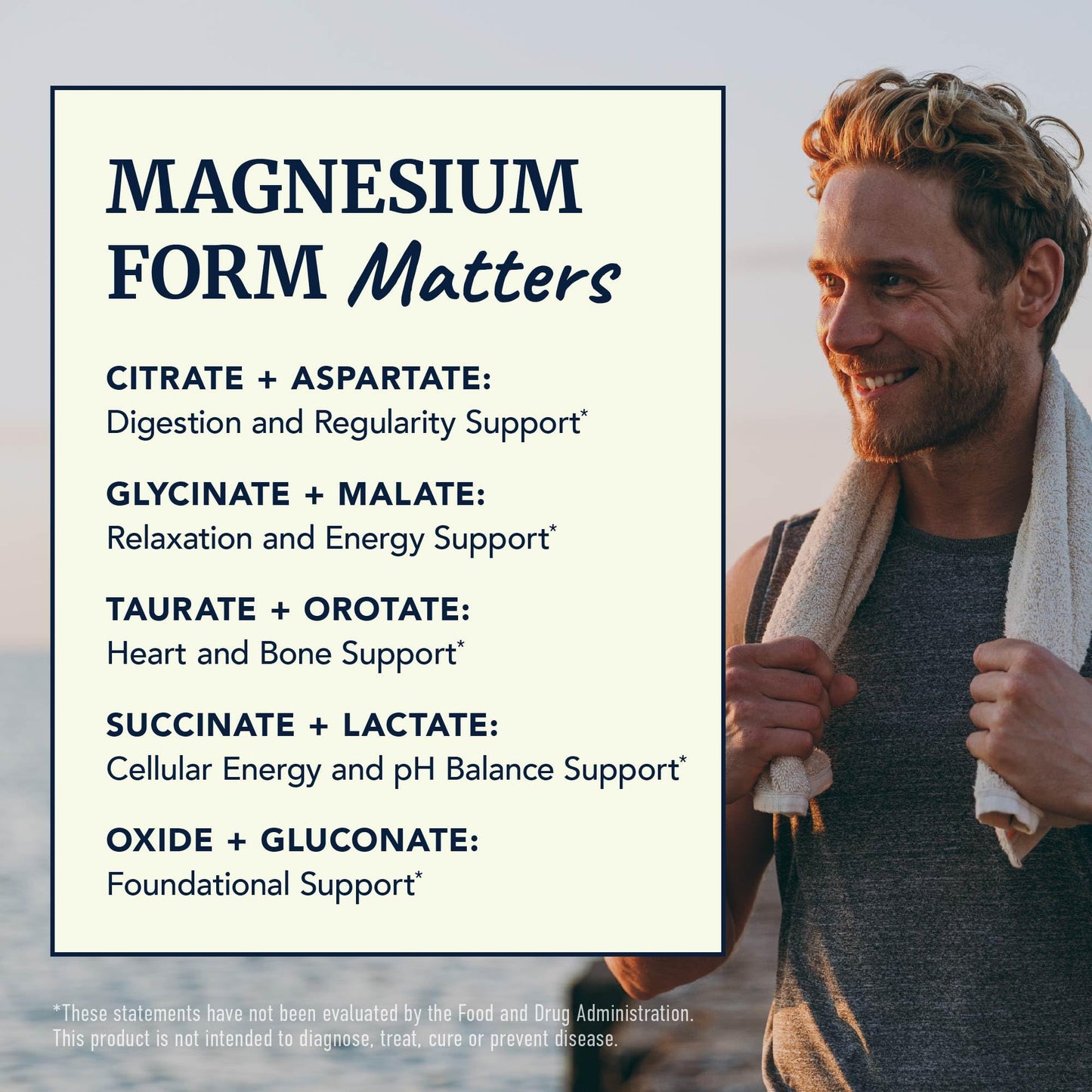 10 in 1 Magnesium Complex Supplement 500MG | Magnesium Citrate, Mag Glycinate, Malate & More | High Absorption Mag Complex with Vitamin B6 | Bone, Muscle & Heart Health Support | Non-GMO | 60 Ct. - dailyvitalstore