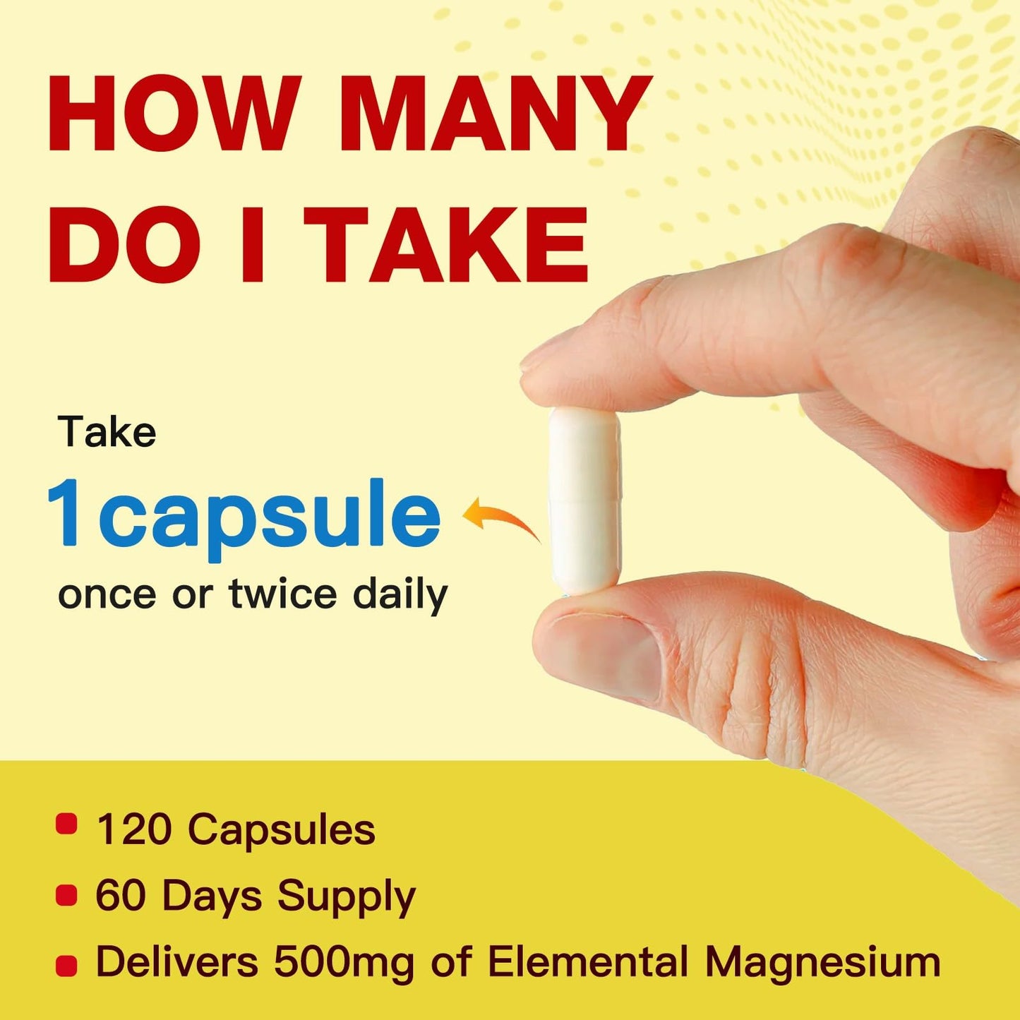 10-in-1 Magnesium Complex Supplement, Magnesium Glycinate 500mg with Citrate & Malate, Chelated High Absorption Plus Vitamin D3 & Zinc - for Nerve, Muscle & Bone Support - 120 Capsules - dailyvitalstore