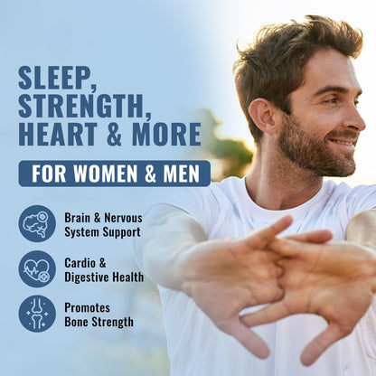 10-in-1 Magnesium Supplement 500 mg | High Absorption Magnesium Complex with Mag Glycinate, Citrate, Vitamin B6 Magnesium for Sleep, Muscle, Bone & Heart Health, Vegan & Gluten-Free, 45 Day Supply - dailyvitalstore