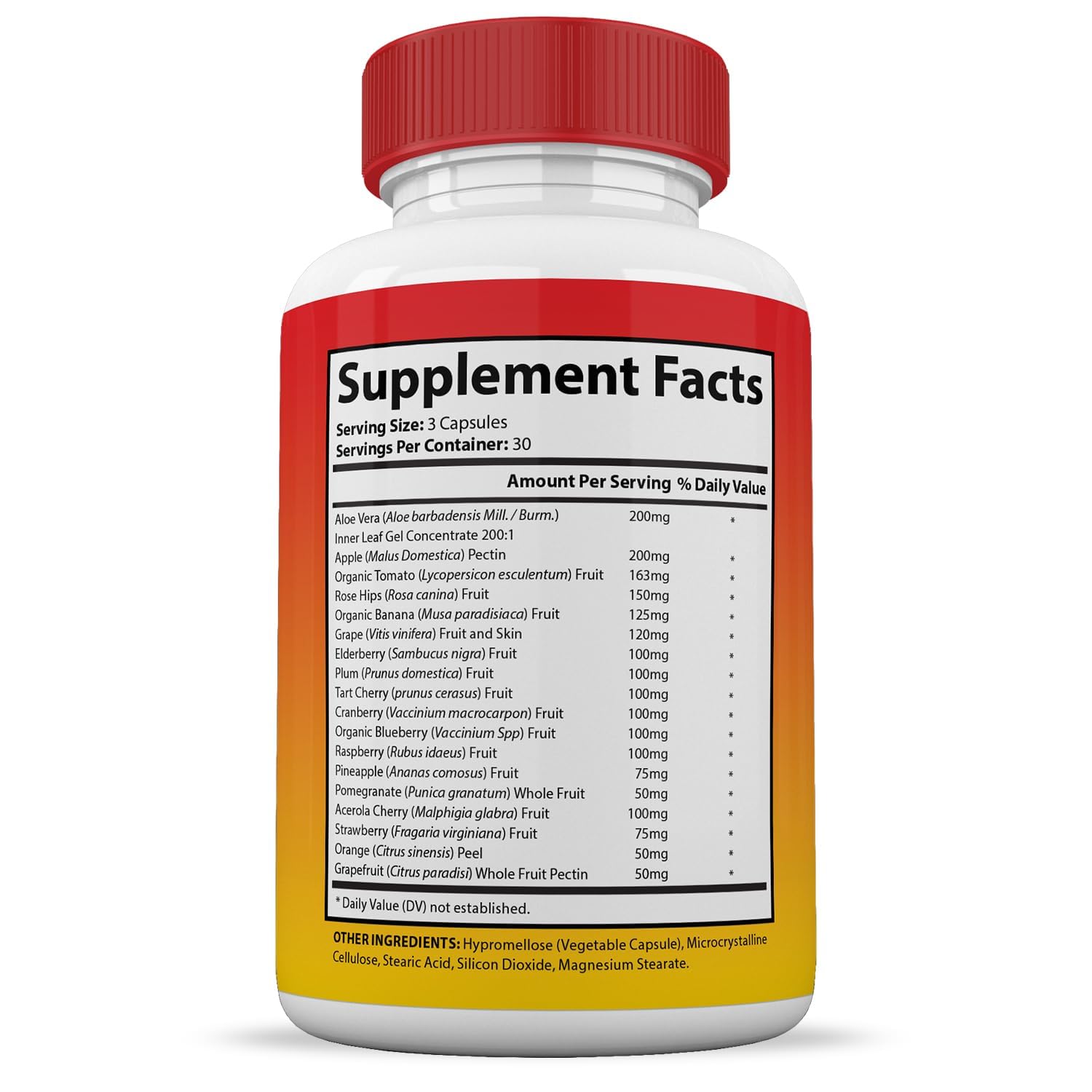(10 Pack) Vital Fruits and Veggies Supplement Whole Food Red & Green Superfoods Non GMO Vegan Friendly 900 Veggie Capsules 10 Bottles - dailyvitalstore