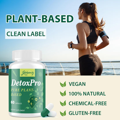 1000 MG Detox & Cleanse Capsules, 26-in-1 Plant-Based Formula for Detoxification, Detox Supplement for Women & Men, Natural Trace Binder, Liver, - dailyvitalstore