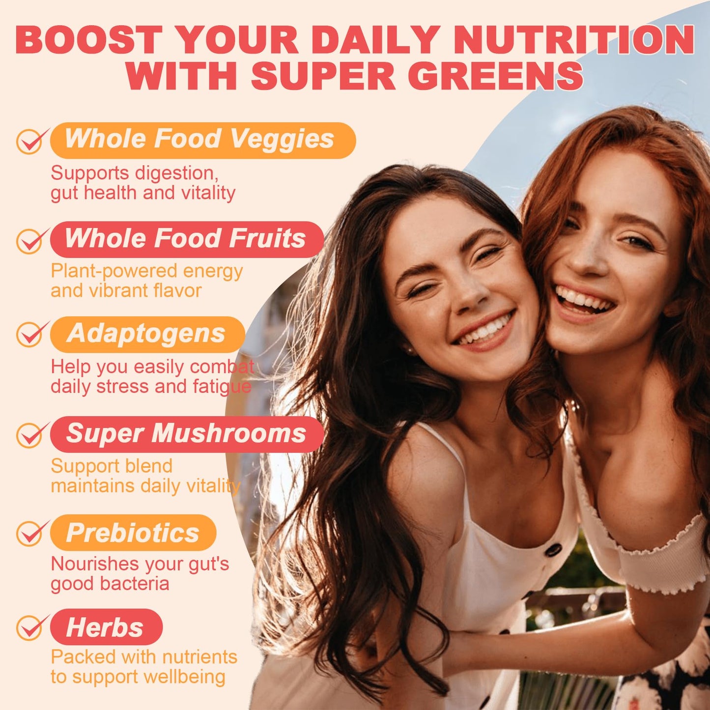 10g Fiber Gummies for Adults with Probiotics, Sugar Free Fiber Supplement with Organic Super Greens & Digestive Enzymes, Supports Gut Health, - dailyvitalstore