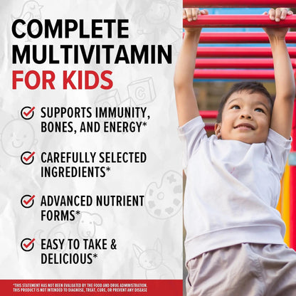 10X Health Children’s Methylated Multivitamin Gummies - 60 Count Kids Multivitamin Gummies, Complete Daily Nutrition - dailyvitalstore
