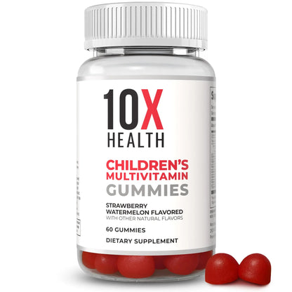 10X Health Children’s Methylated Multivitamin Gummies - 60 Count Kids Multivitamin Gummies, Complete Daily Nutrition - dailyvitalstore