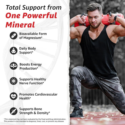 10X Health Magnesium Supplements - High-Absorption Magnesium Citrate for Sleep, Muscle & Nerve Support - dailyvitalstore