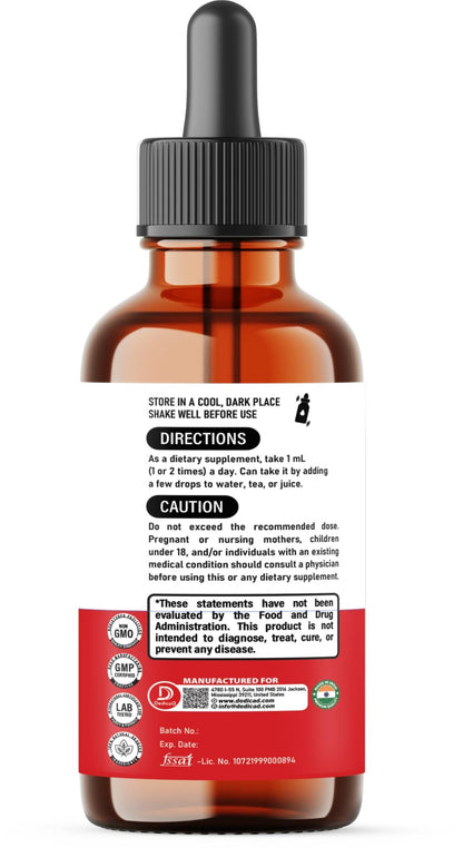 11in1 Liquid Turmeric Supplement – with Ginger, Garlic, Ceylon Cinnamon, Berberine, Ginseng, Apple Cider Vinegar – 1 Fl Oz – 30 Servings - dailyvitalstore