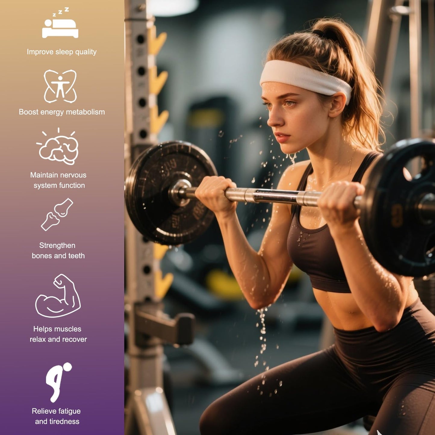 12-in-1 Magnesium Complex for Women Men: Magnesium Glycinate 700mg with Citrate, Malate Taurate Chelated Forms - High Absorption Magnesium Supplement for Relaxation Muscle Heart - 120 Vegan Capsules - dailyvitalstore