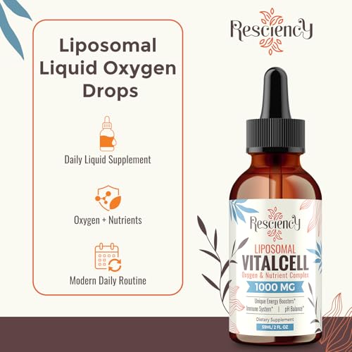 13-in-1 Liquid Oxygen Boost & Nutrient Supplement, Liposomal Optimized-Delivery Blend with Trace Minerals, Amino Acids, CoQ10, B Vitamins & Fulvic Acid, Daily Wellness Liquid Oxygen Drops, 2 fl oz - dailyvitalstore
