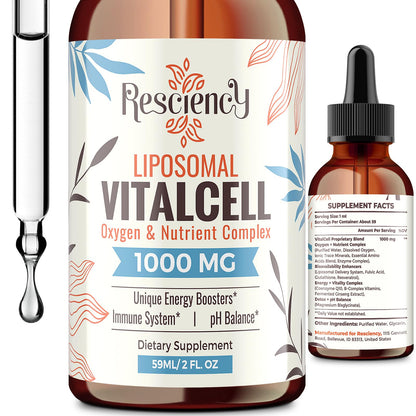 13-in-1 Liquid Oxygen Boost & Nutrient Supplement, Liposomal Optimized-Delivery Blend with Trace Minerals, Amino Acids, CoQ10, B Vitamins & Fulvic Acid, Daily Wellness Liquid Oxygen Drops, 2 fl oz - dailyvitalstore