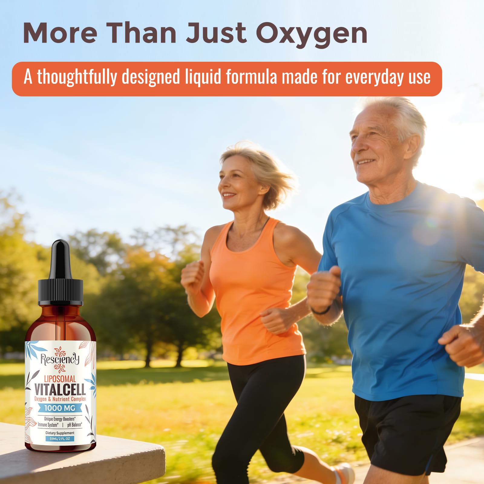 13-in-1 Liquid Oxygen Boost & Nutrient Supplement, Liposomal Optimized-Delivery Blend with Trace Minerals, Amino Acids, CoQ10, B Vitamins & Fulvic Acid, Daily Wellness Liquid Oxygen Drops, 2 fl oz - dailyvitalstore