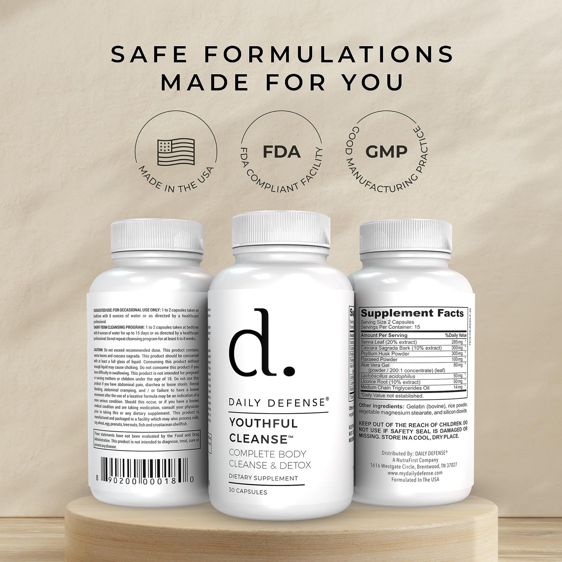 14 Day Cleanse Pills Colon Cleanser Detox for Weight Flush Intestinal Cleanse Pills & Probiotic - Fast Natural Laxative for Constipation Relief - dailyvitalstore
