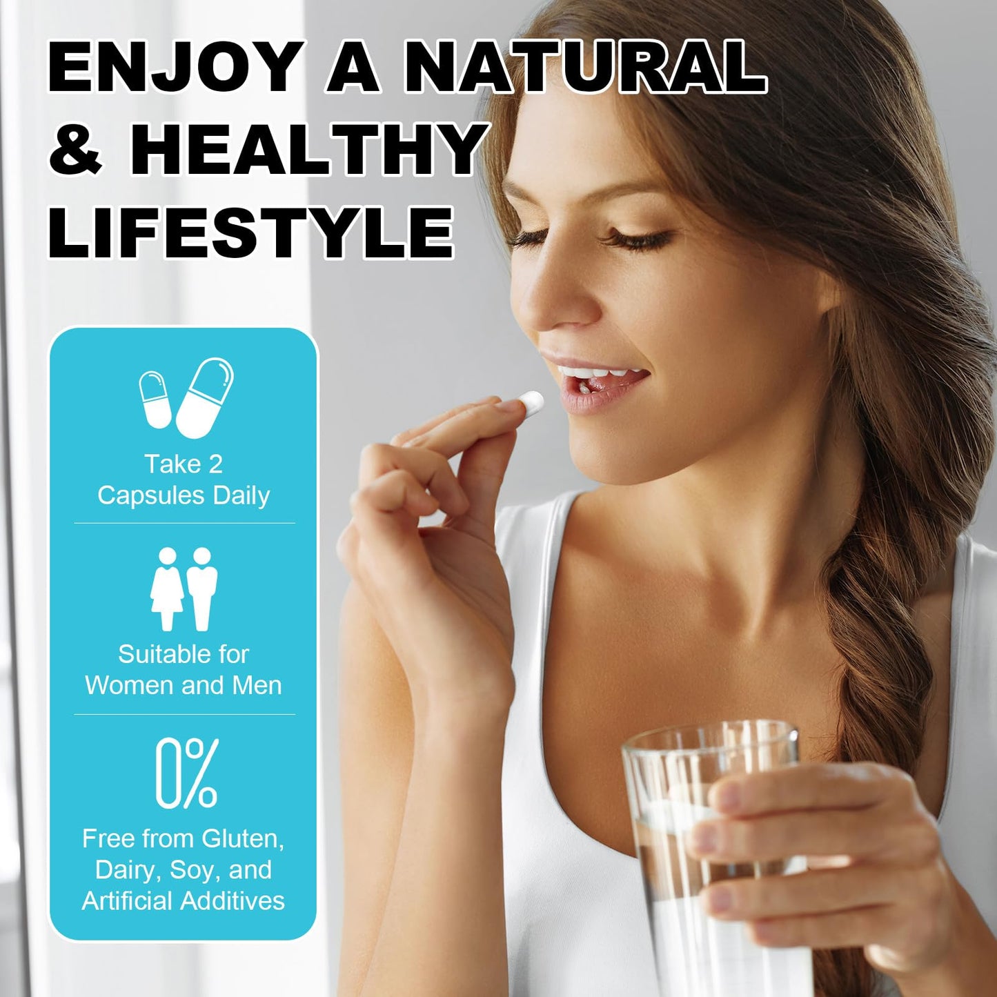 14-in-1 Gut Health with Probiotics, Prebiotics, Postbiotics & Digestive Enzymes for Women & Men, 60 Billion CFU Probiotics for Digestion, Strong Immunity, - dailyvitalstore