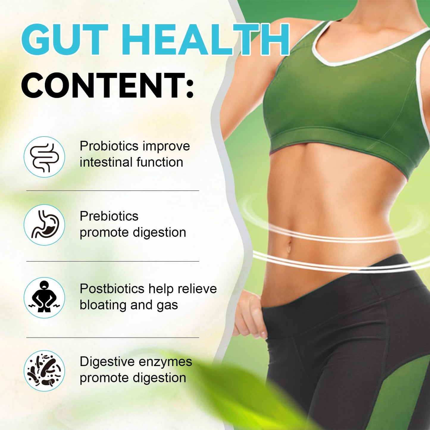14-in-1 Gut Health with Probiotics, Prebiotics, Postbiotics & Digestive Enzymes for Women & Men, 60 Billion CFU Probiotics for Digestion, Strong Immunity, - dailyvitalstore