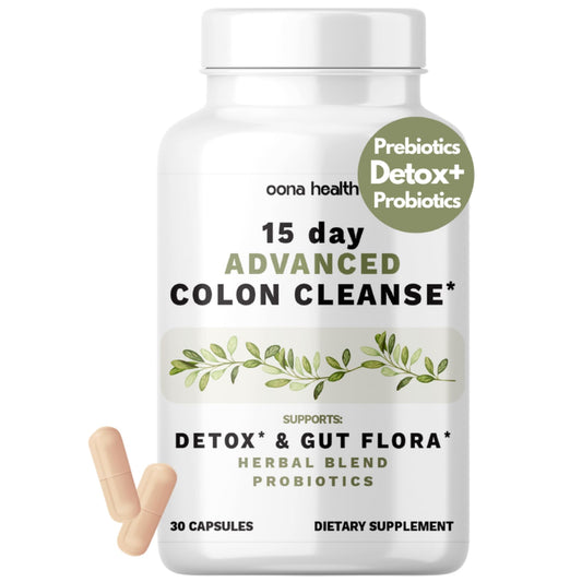 15 Day Advanced Colon Cleanse, Probiotics & Natural Herbs, Supports Detox & Gut Flora for Women & Men, with Cascara Sagrada, Psyllium Husk & Senna Leaf - dailyvitalstore
