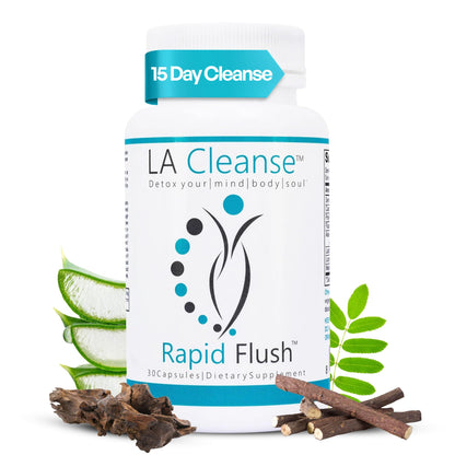 15 Day Cleanse and Detox - Rapid Flush 15 Day Gut Cleanse for Detox, Colon Cleanse, Gut Support - Enhance Digestion with Cascara Sagrada, - dailyvitalstore