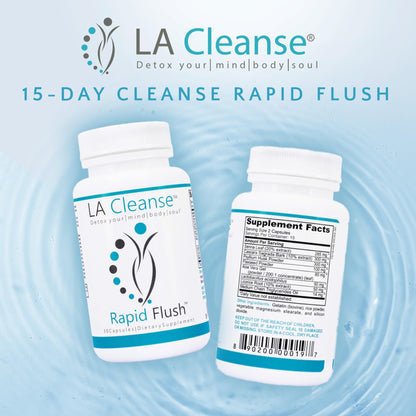 15 Day Cleanse and Detox - Rapid Flush 15 Day Gut Cleanse for Detox, Colon Cleanse, Gut Support - Enhance Digestion with Cascara Sagrada, - dailyvitalstore