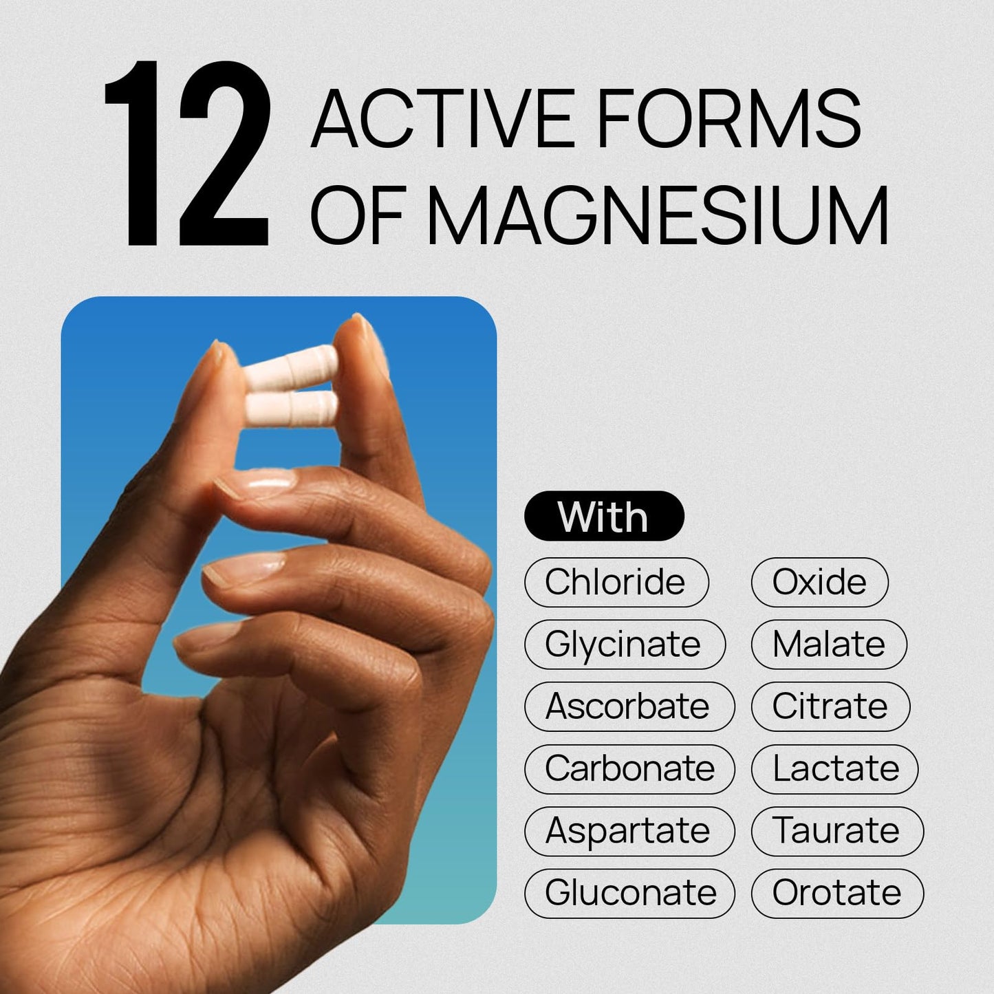 18 in 1 Magnesium Complex for Women and Men | Liposomal Magnesium Supplement with Glycinate, Citrate, Malate, Taurate, D3 & K2 | High Absorption for Muscle, Sleep, Bone, Nerve Support | 90 Capsules - dailyvitalstore