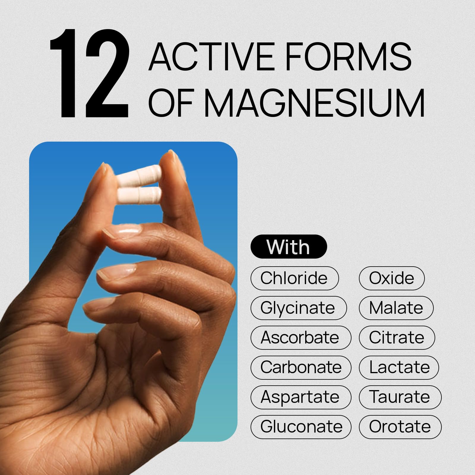 18 in 1 Magnesium Complex for Women and Men | Liposomal Magnesium Supplement with Glycinate, Citrate, Malate, Taurate, D3 & K2 | High Absorption for Muscle, Sleep, Bone, Nerve Support | 90 Capsules - dailyvitalstore