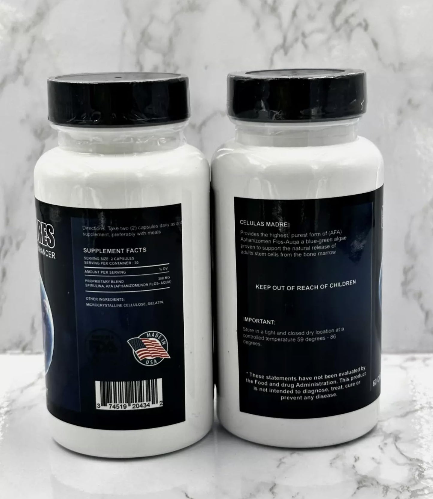 2 Bottles Celulas Madre Supports Joint & Muscles Stem Cell Immune Control 120 Capsules Madre Cell Plus. All Natural Steam Enhancer New - dailyvitalstore