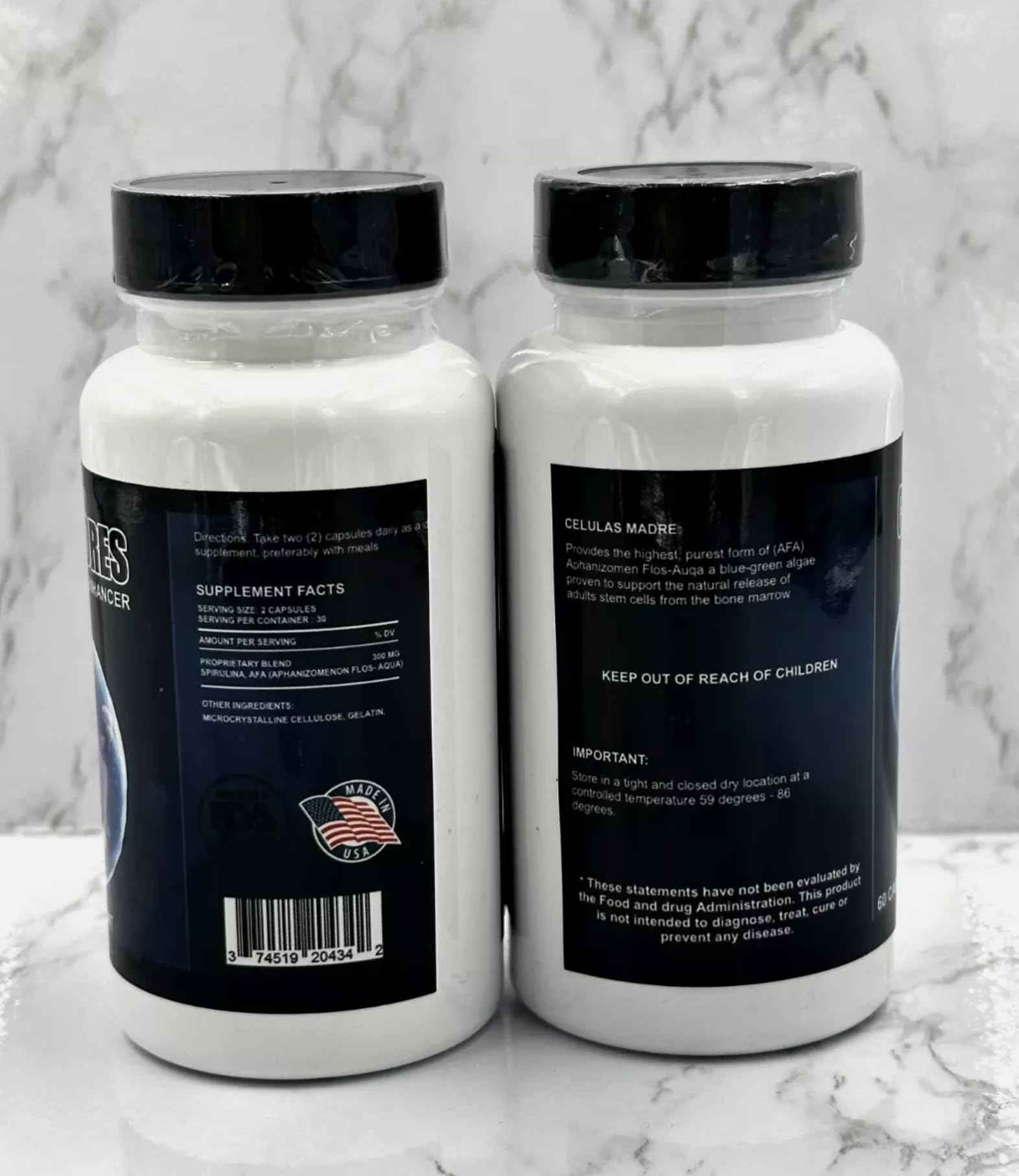 2 Bottles Celulas Madre Supports Joint & Muscles Stem Cell Immune Control 120 Capsules Madre Cell Plus. All Natural Steam Enhancer New - dailyvitalstore
